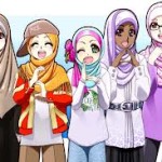 foto kartun muslimah comel lucu