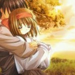 gambar kartun animasi jepang romantis pelukan