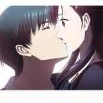 gambar kartun jepang romantis adu bibir