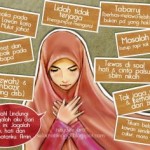 gambar kartun muslimah berdoa dilema