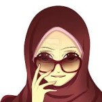 gambar kartun muslimah comel gaul