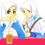 gambar kartun muslimah lucu dan imut