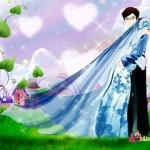 gambar kartun muslimah nikah