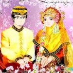 gambar kartun muslimah nikah cantik