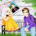 gambar kartun muslimah pasangan