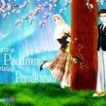 gambar kartun muslimah romantis