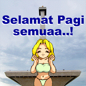 gambar kartun animasi lucu selamat pagi