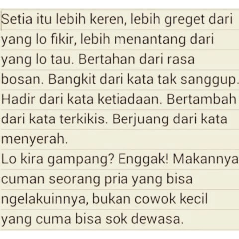 dp bbm cinta sejati setia itu keren