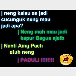 dp bbm kata kata bahasa sunda lucu