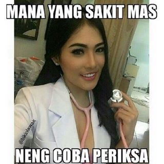 dp bbm lucu lagi sakit