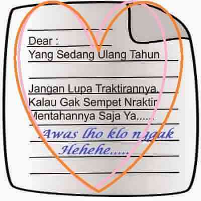 dp bbm ucapan selamat ulang tahun lucu