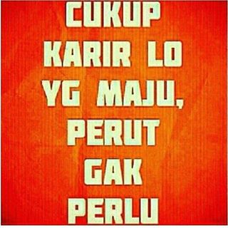 foto kata kata lucu terbaru perut gendut