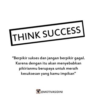kata kata motivasi berpikir sukses