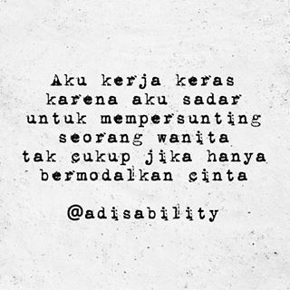 kata kata motivasi cinta kerja keras