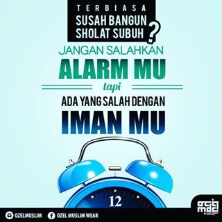 kata kata motivasi islam susah bangun sholat subuh