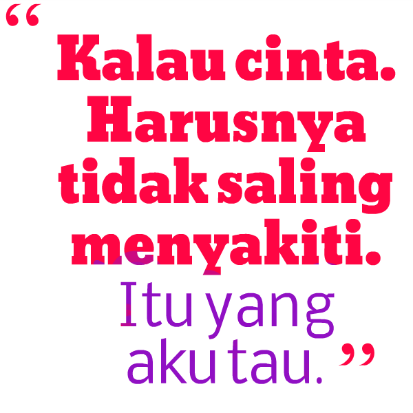 kata kata sakit hati karena cinta