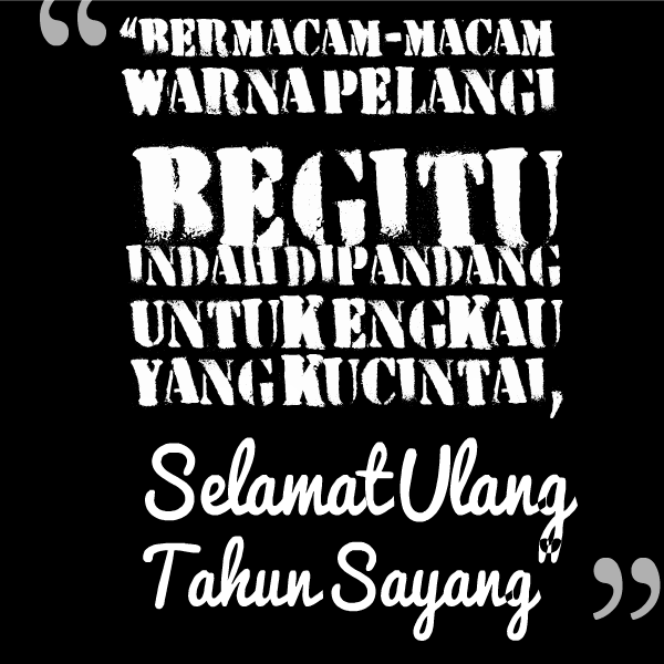 ucapan selamat ulang tahun untuk pacar