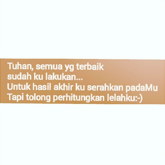 dp bbm kata kata lelah