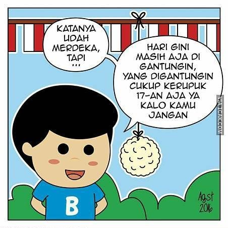 dp bbm lucu capek 17 agustusan